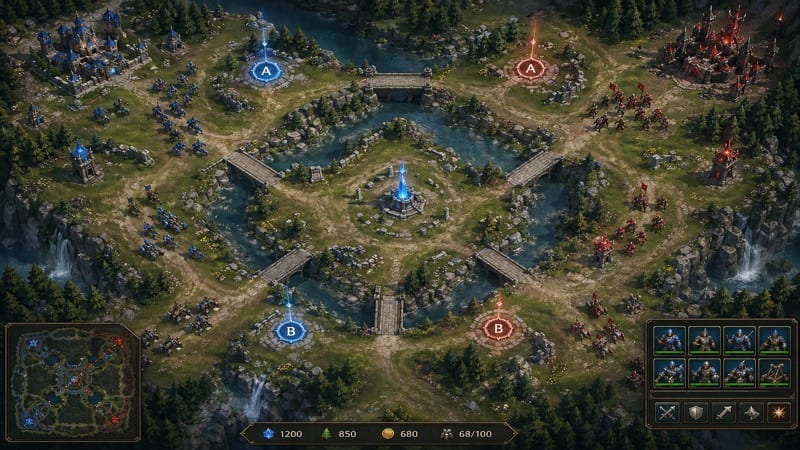 Slotime Strateji Oyunu Arena Görünümü